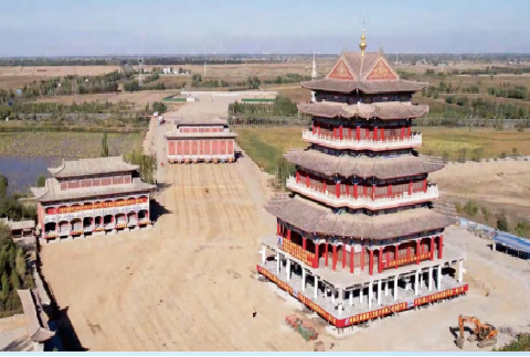 寧夏回族自治區(qū)塞上江南博物館建筑群整體平移